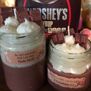 12oz Hersheys Chocolate Candle